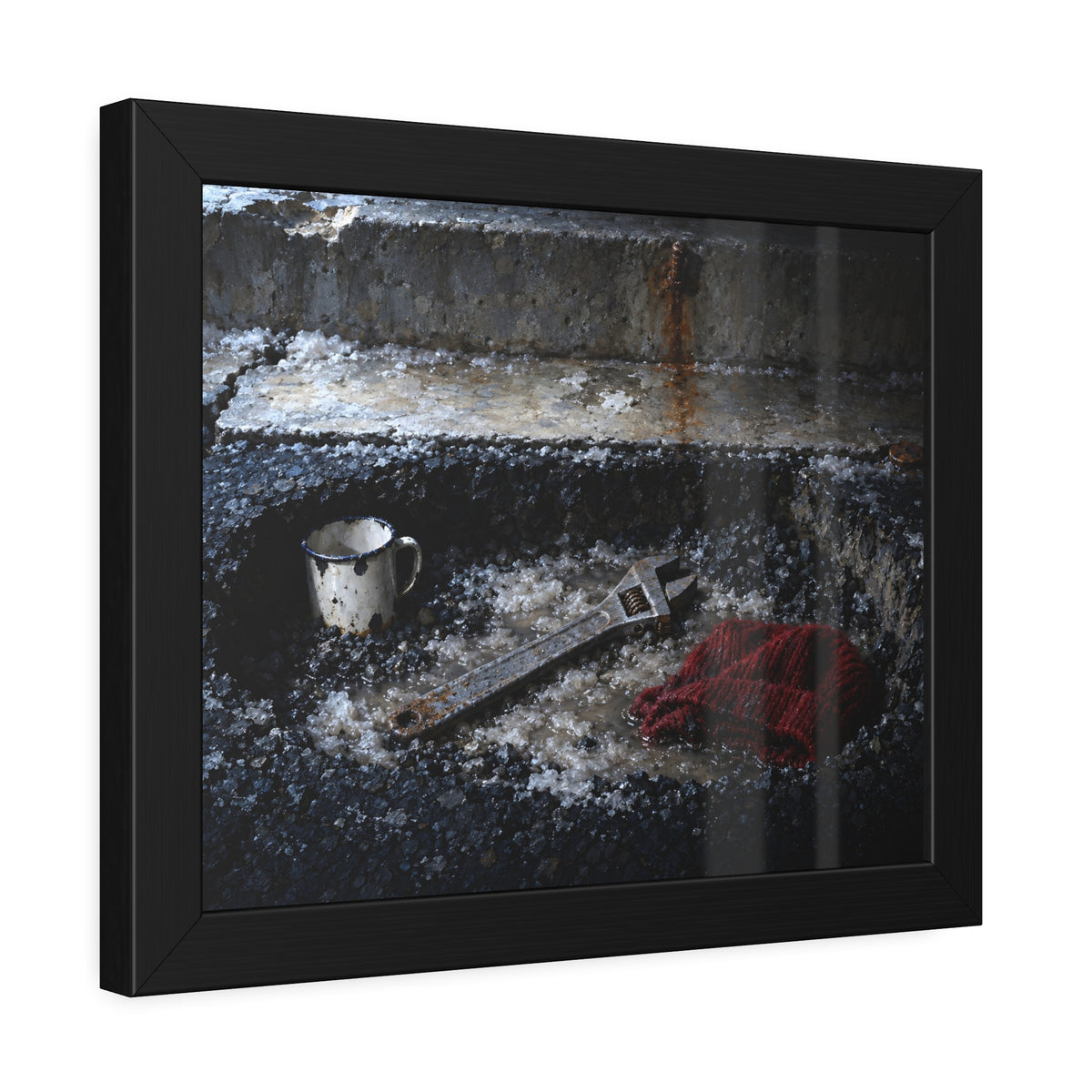 "The Wrench Laid Bare": A Garabaggio Framed Print