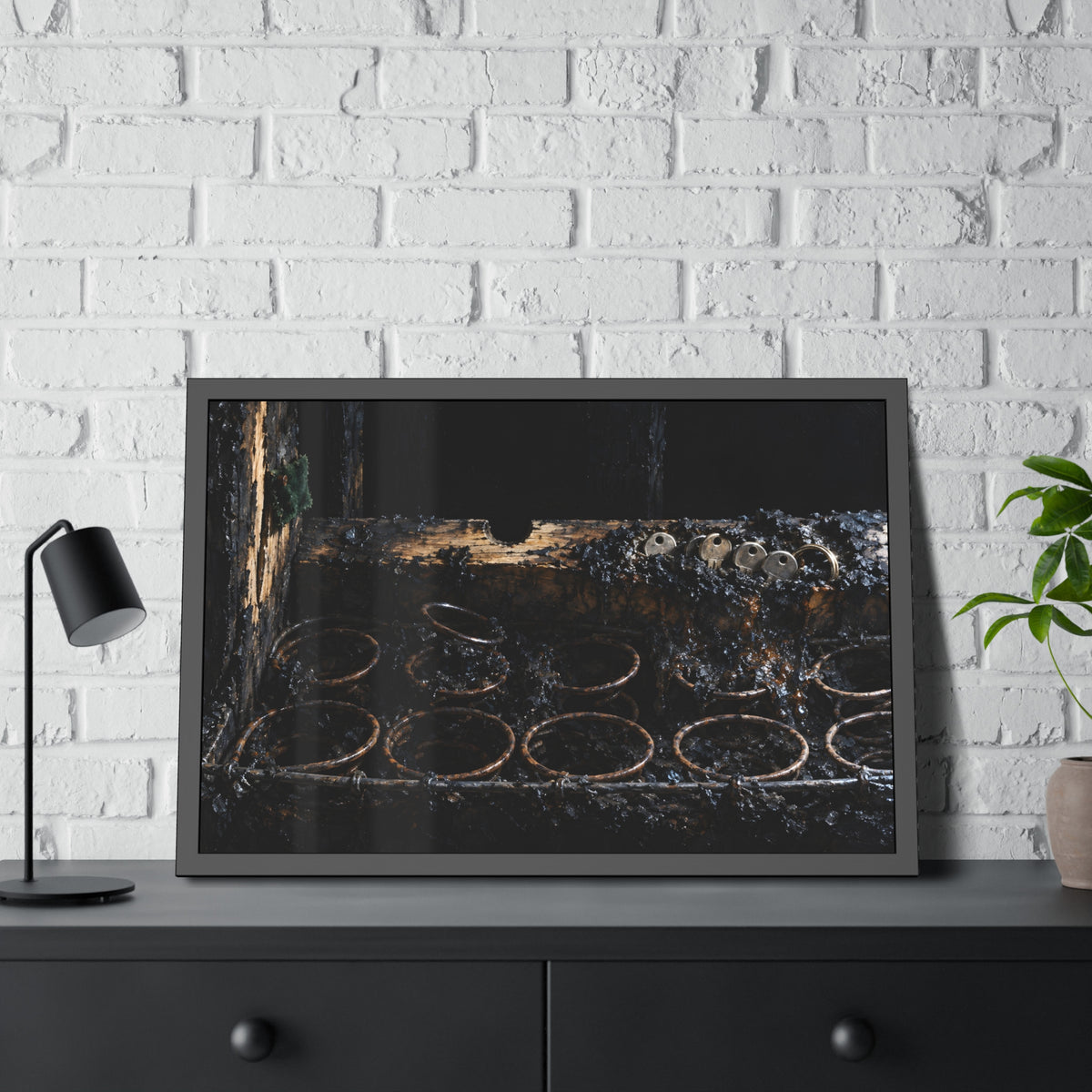 "The Bows of the Keys": A Garabaggio Framed Print