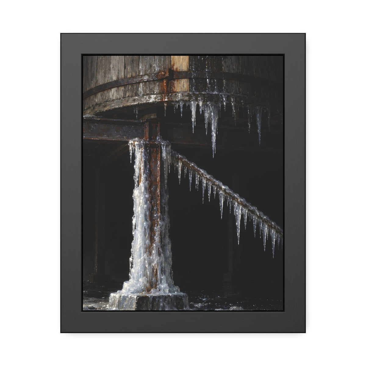 "The Comb on the Rod": A Garabaggio Framed Print