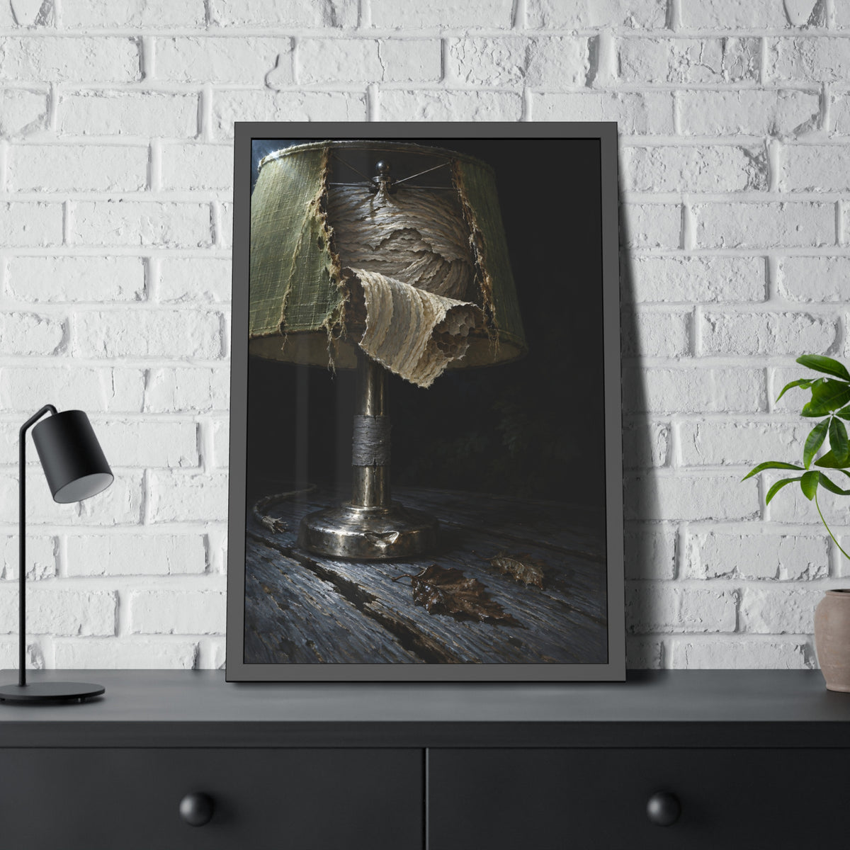 "The First Flap Down": A Garabaggio Framed Print