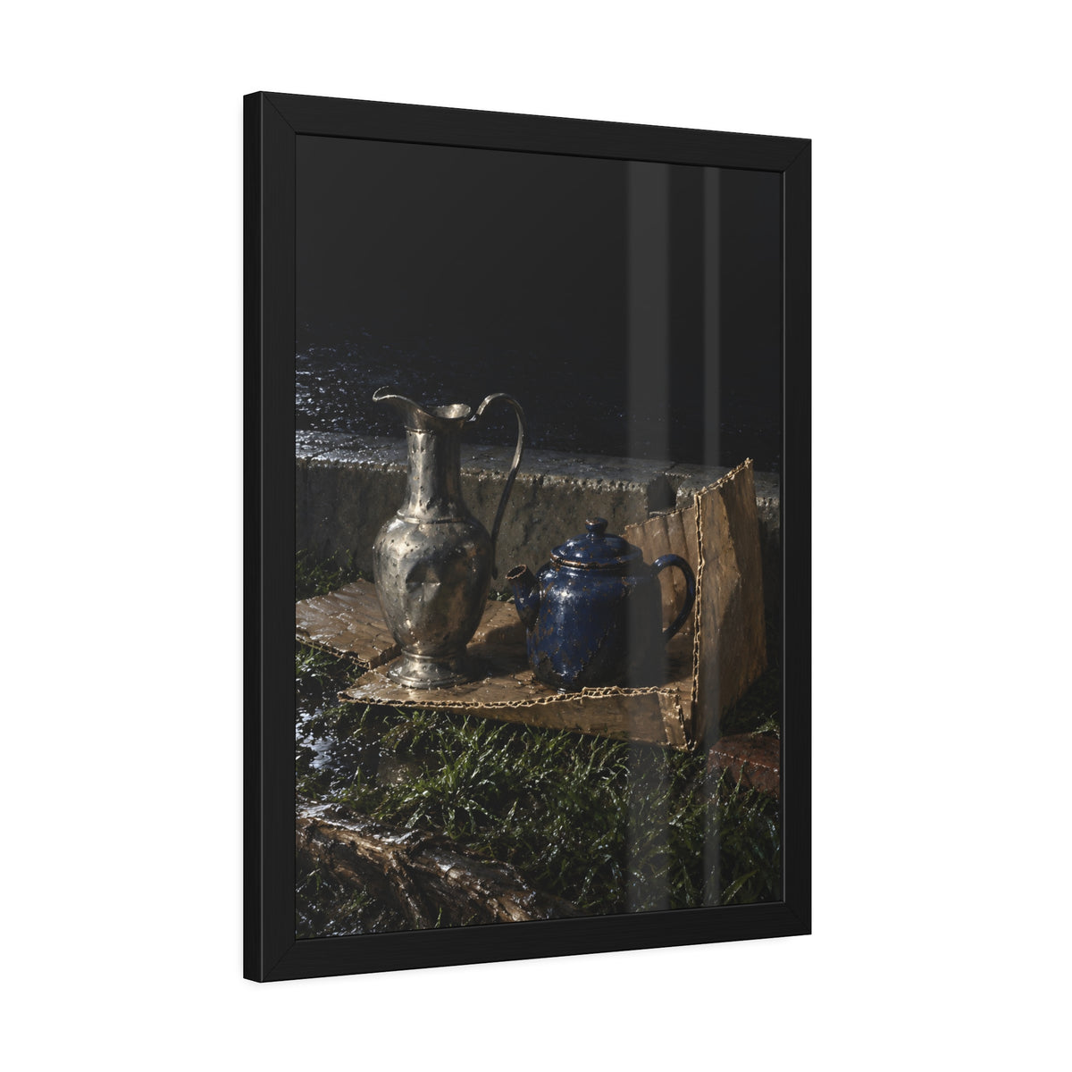 "The Teapot to Its Base": A Garabaggio Framed Print