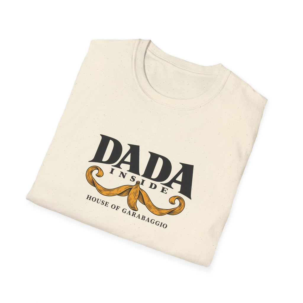 Dada Inside: Banana Flourish T-Shirt, garment mockup