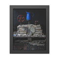 "The Ribbed Porcelain": A Garabaggio Framed Print