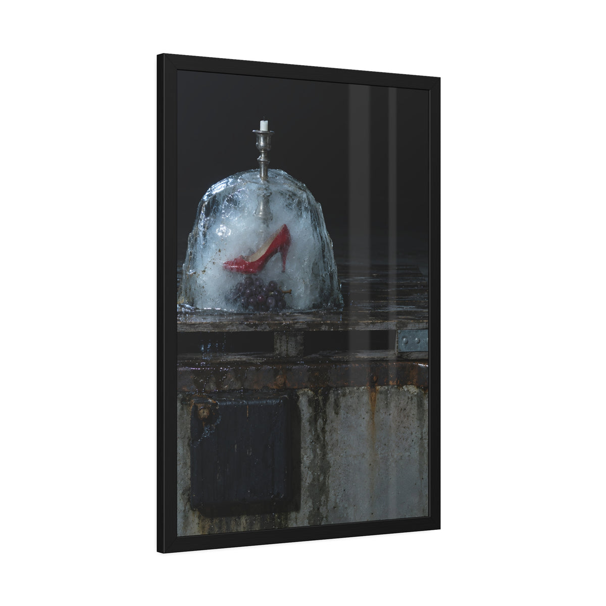 "The Candlestick Half Free": A Garabaggio Framed Print