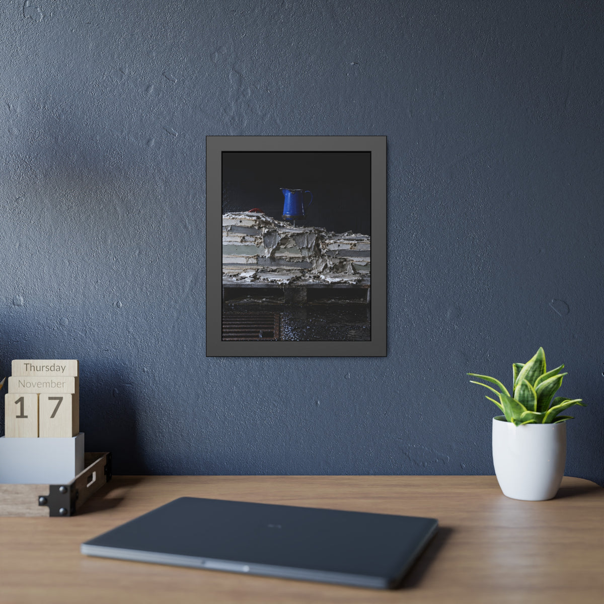 "The Red Arc": A Garabaggio Framed Print