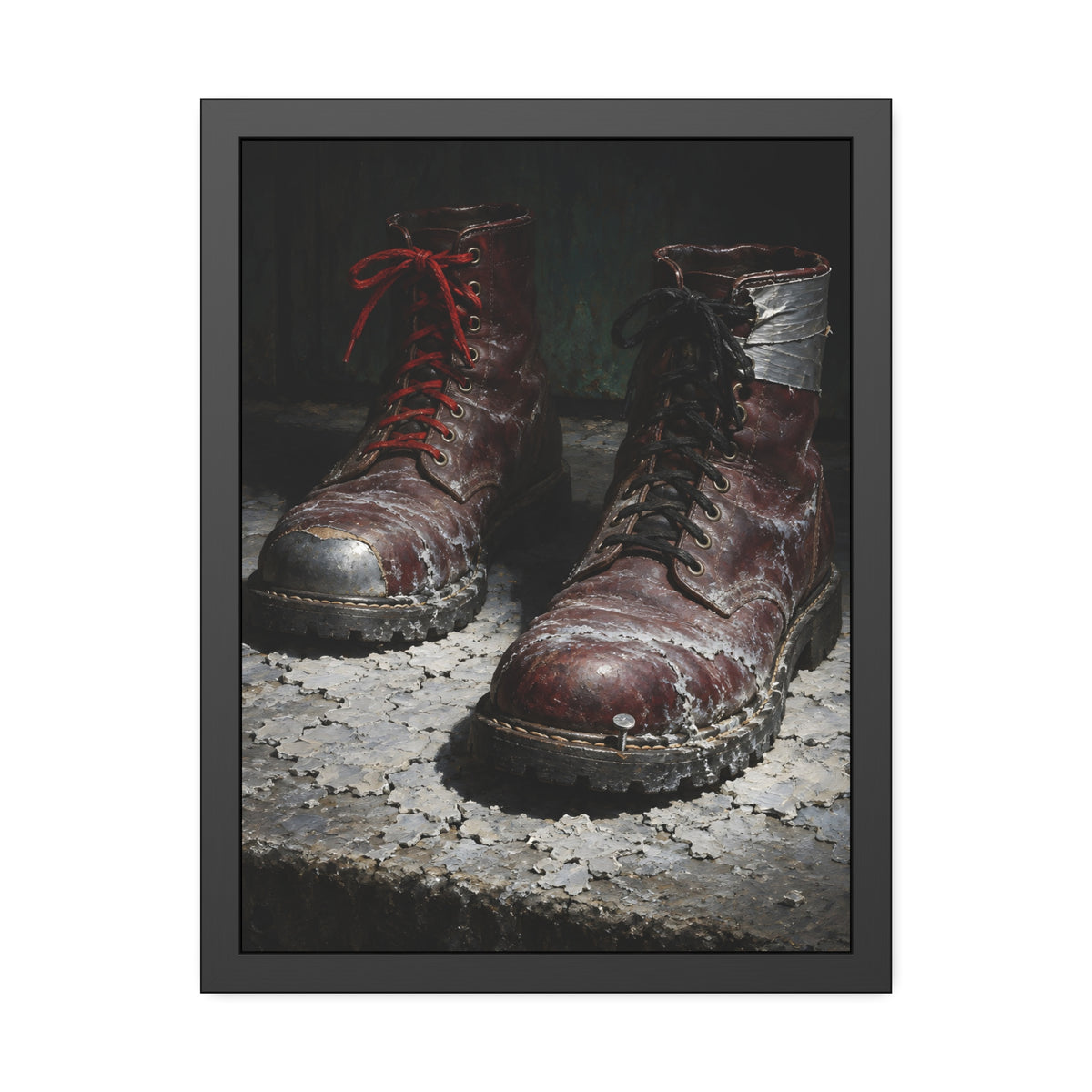 "The Salt Lines": A Garabaggio Framed Print