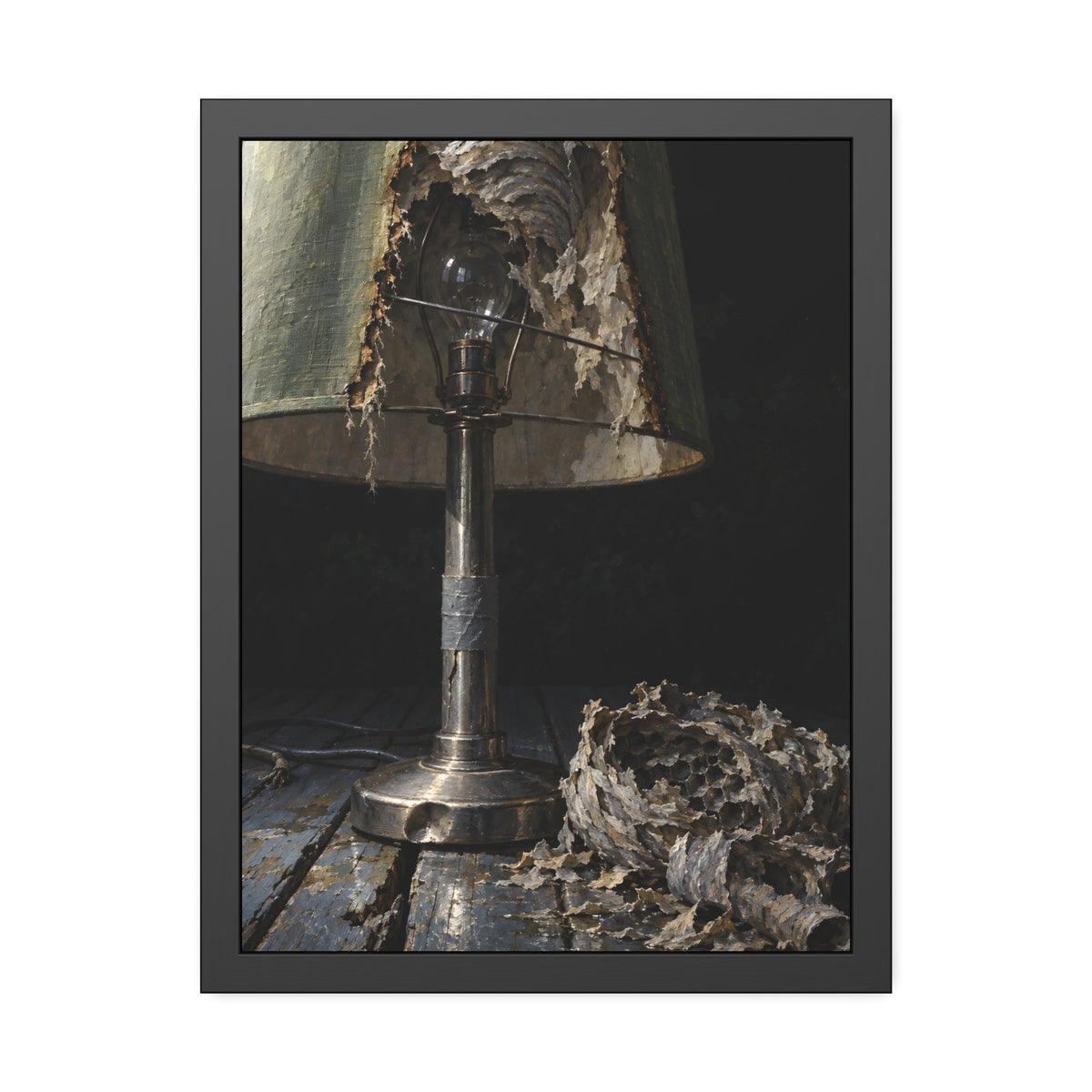 "The Lower Tier on the Boards": A Garabaggio Framed Print