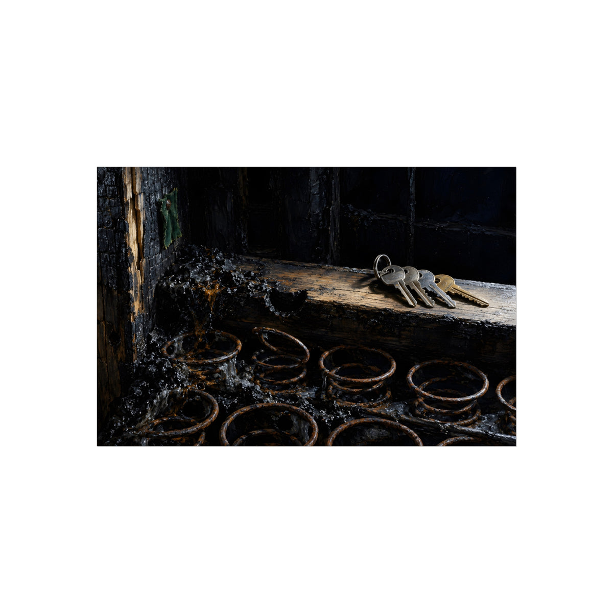 "The Keys on the Rail": A Garabaggio Fine Art Print