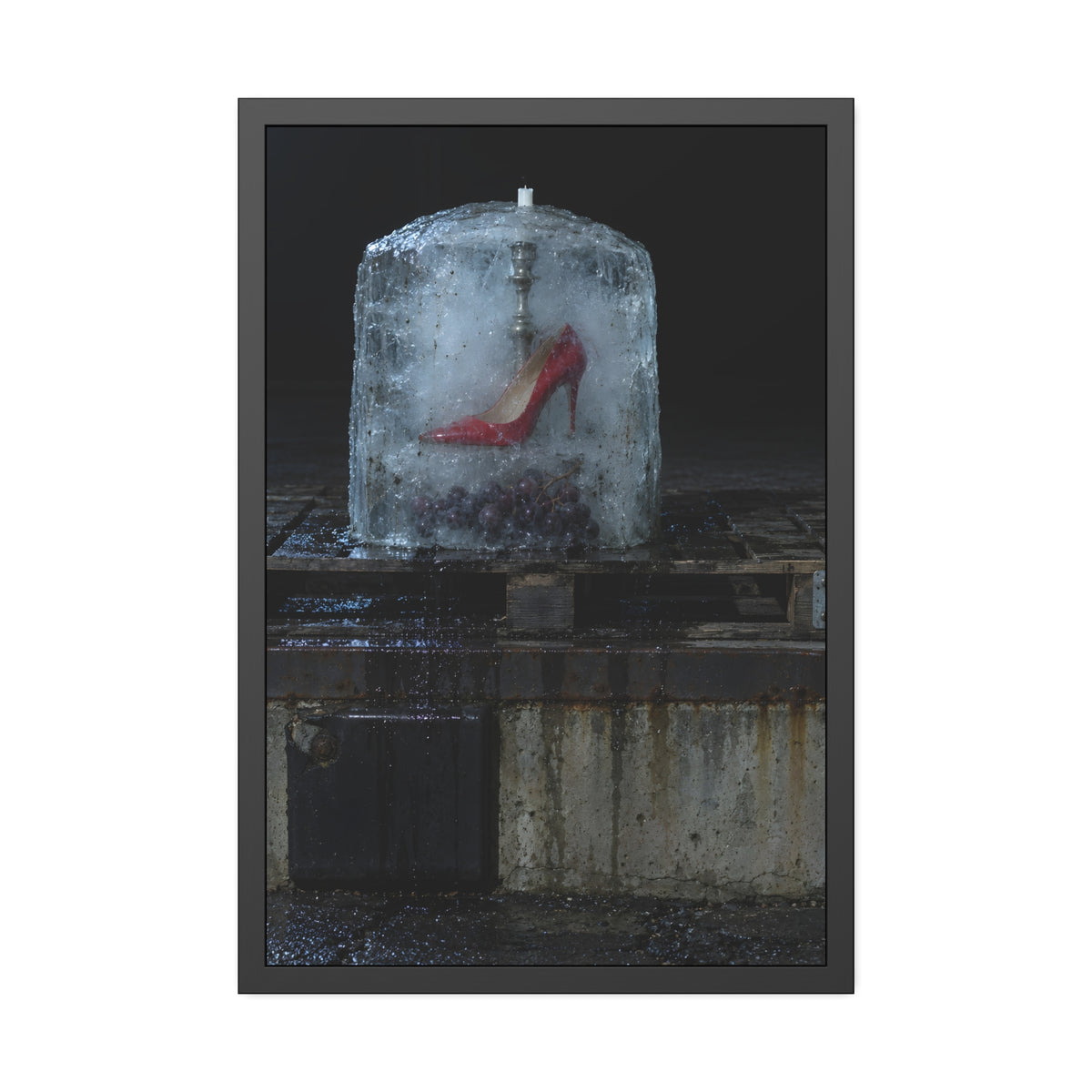 "The Wick in the Air": A Garabaggio Framed Print