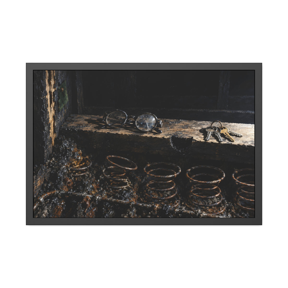 "The Glasses Clear": A Garabaggio Framed Print