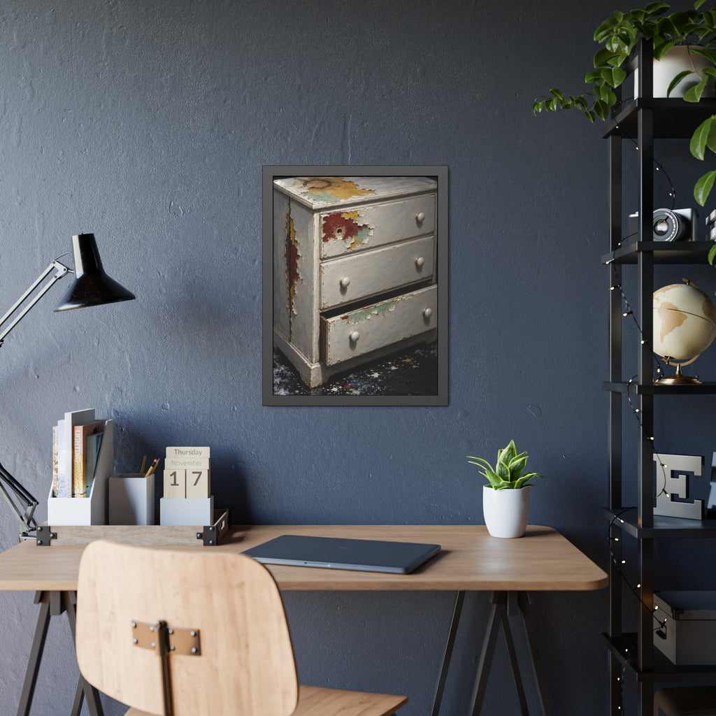 "The Heat Ring Gives Way": A Garabaggio Framed Print