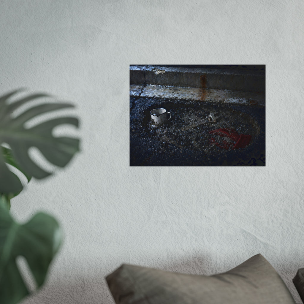 "The Red Wool in the Gravel": A Garabaggio Fine Art Print