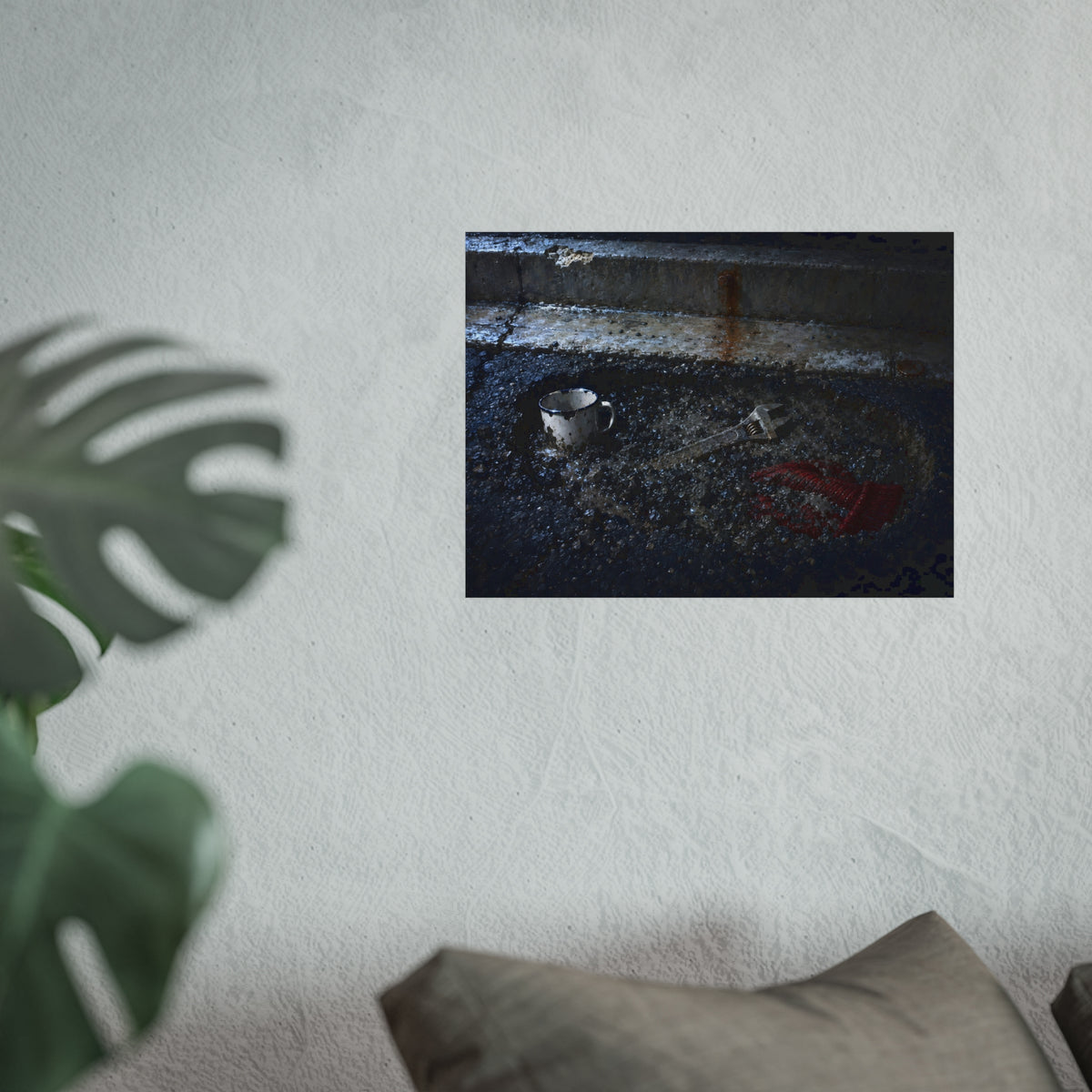 "The Red Wool in the Gravel": A Garabaggio Fine Art Print