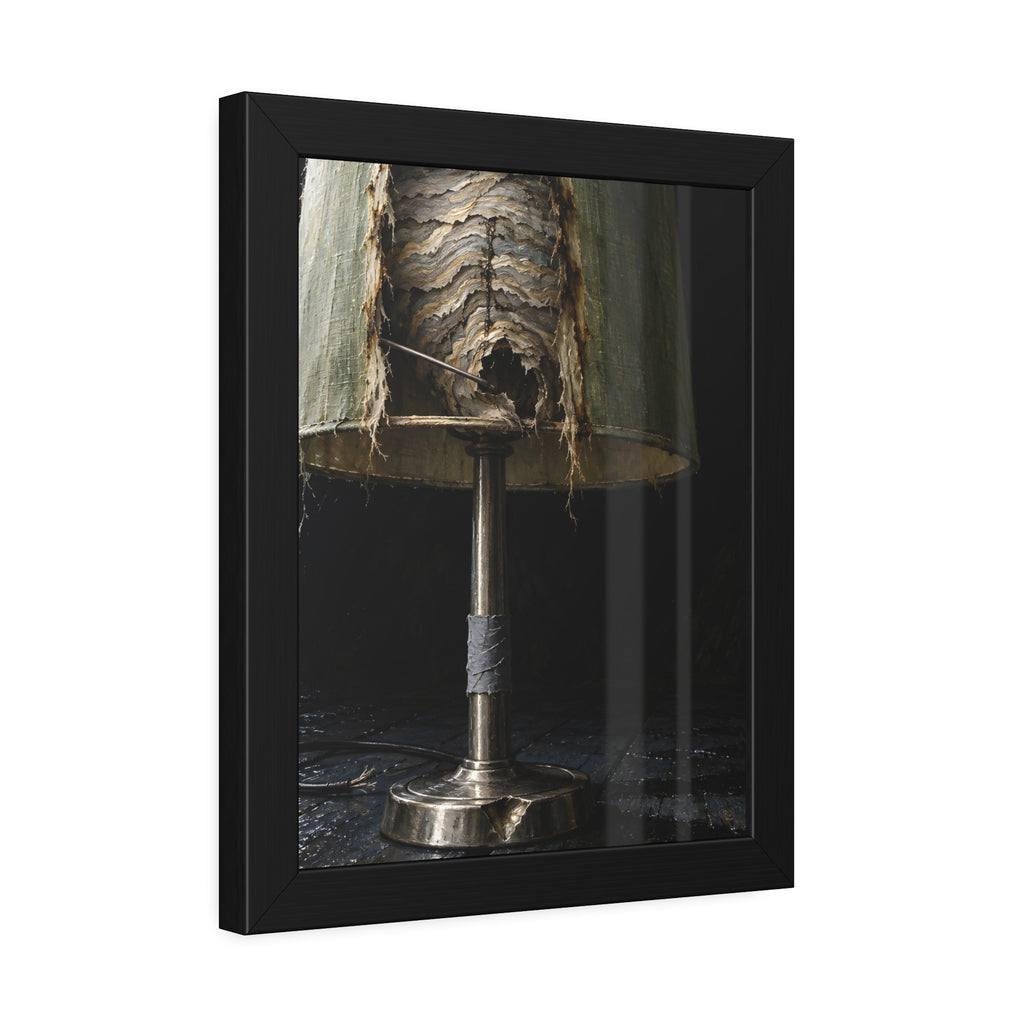 "The Torn Entrance": A Garabaggio Framed Print