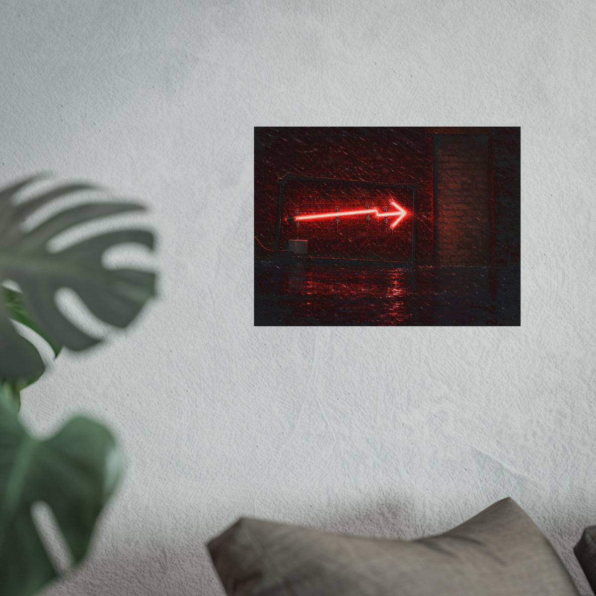 "The Rain Driven Sideways": A Garabaggio Fine Art Print