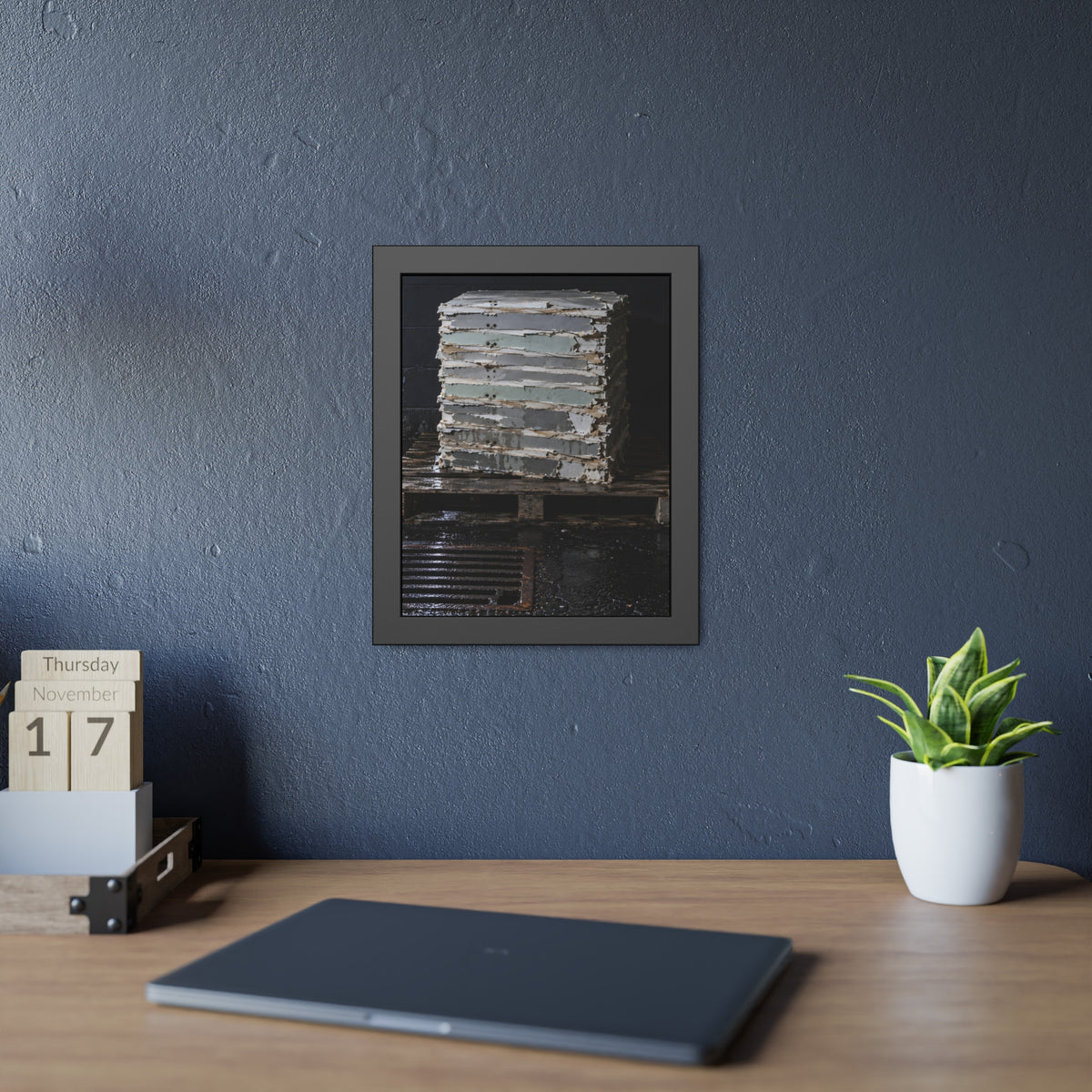 "The Block as Built": A Garabaggio Framed Print