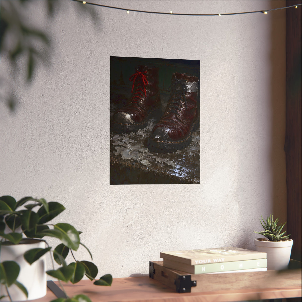 "The Wet Leather and the Paste": A Garabaggio Fine Art Print