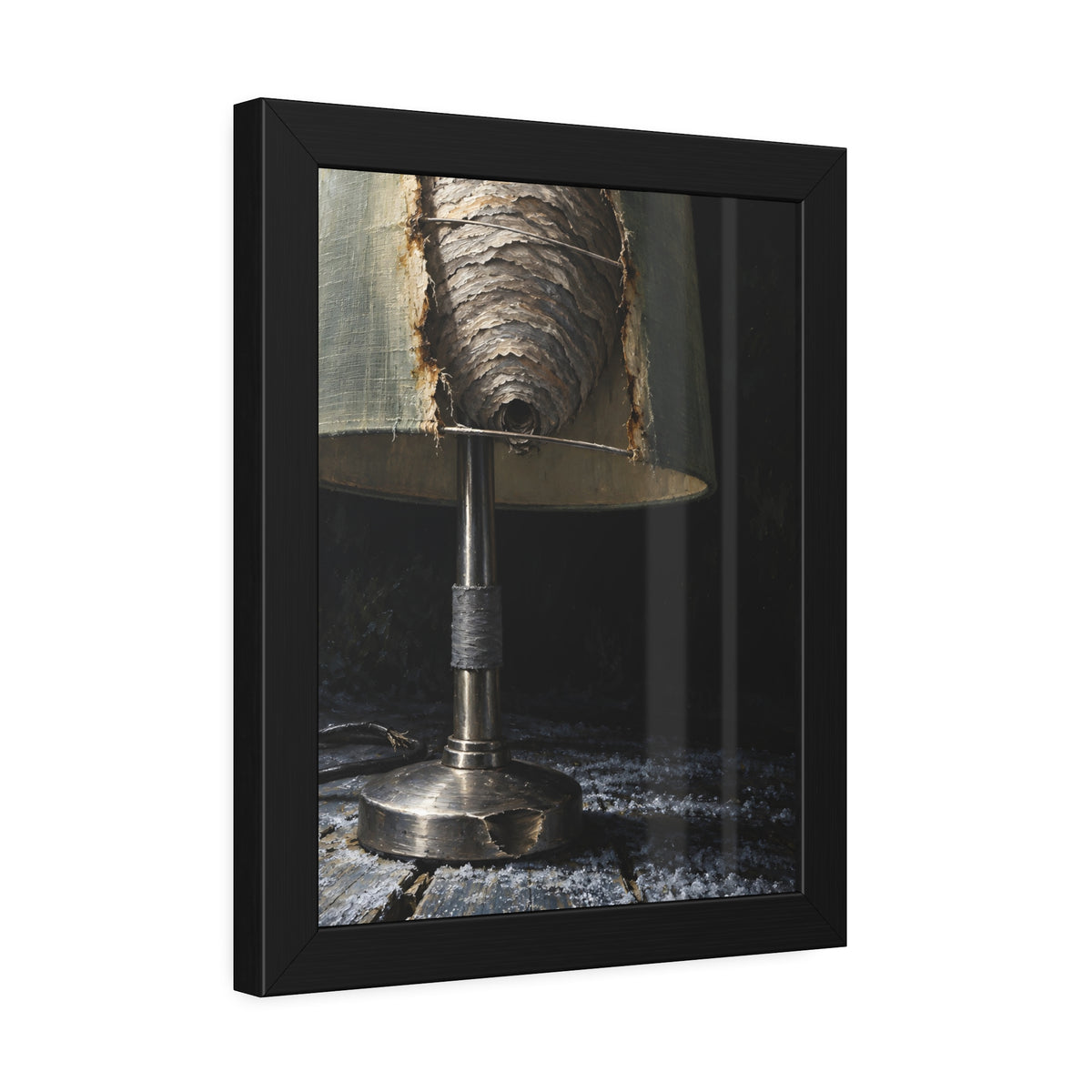 "The Paper Globe in the Shade": A Garabaggio Framed Print