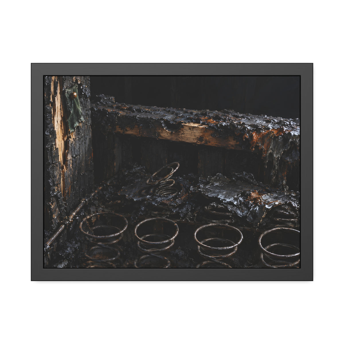 "The Front Row Bare": A Garabaggio Framed Print