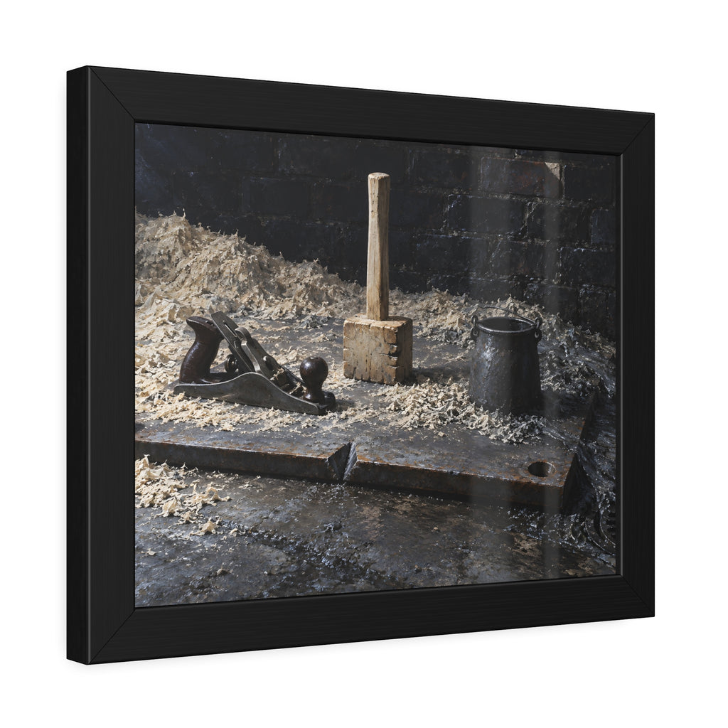 "The Mallet Whole": A Garabaggio Framed Print