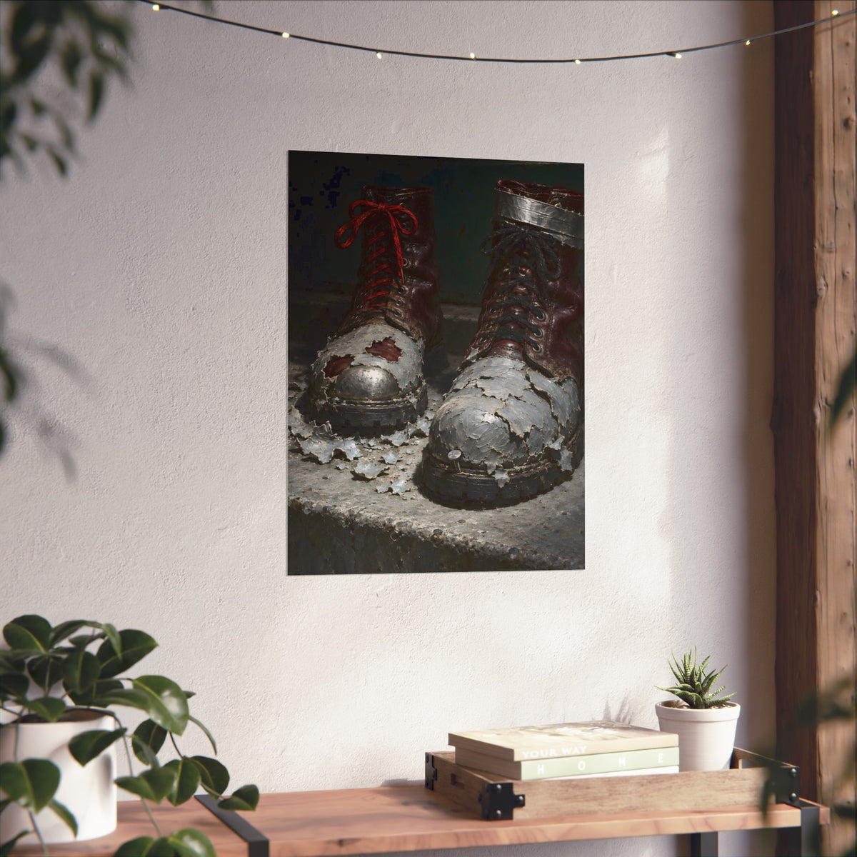 "The First Leather Showing": A Garabaggio Fine Art Print