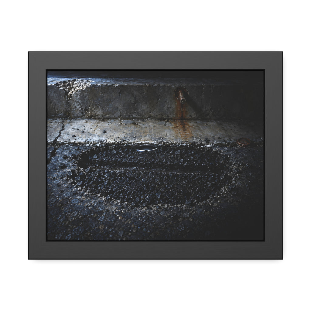 "The Rut Across the Patch": A Garabaggio Framed Print