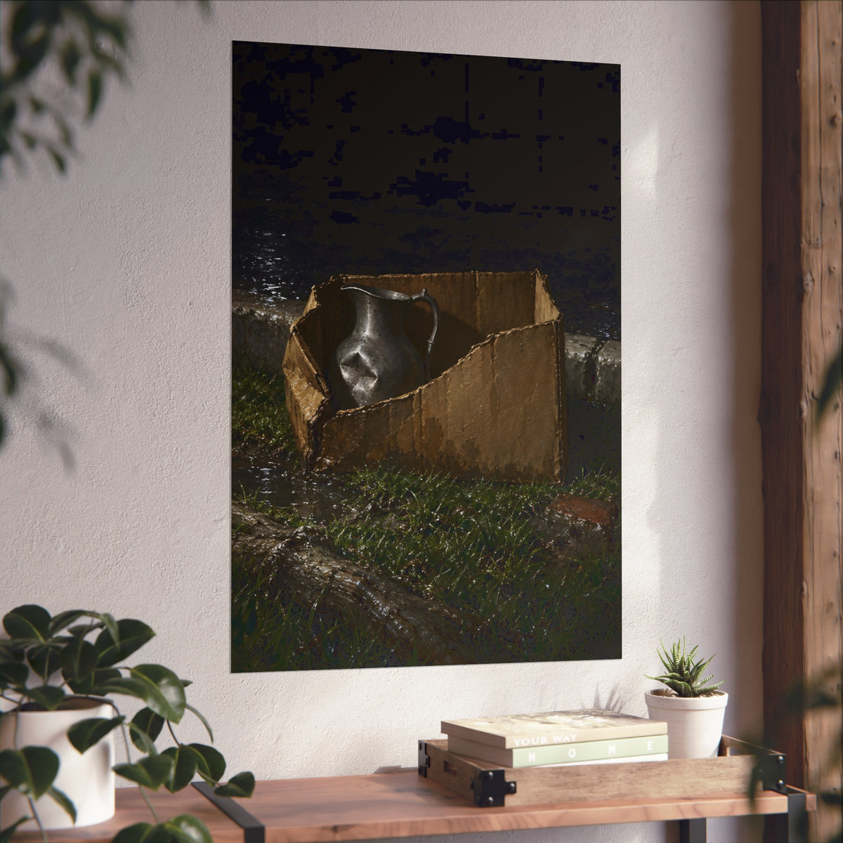 "The Dent in the Pewter": A Garabaggio Fine Art Print