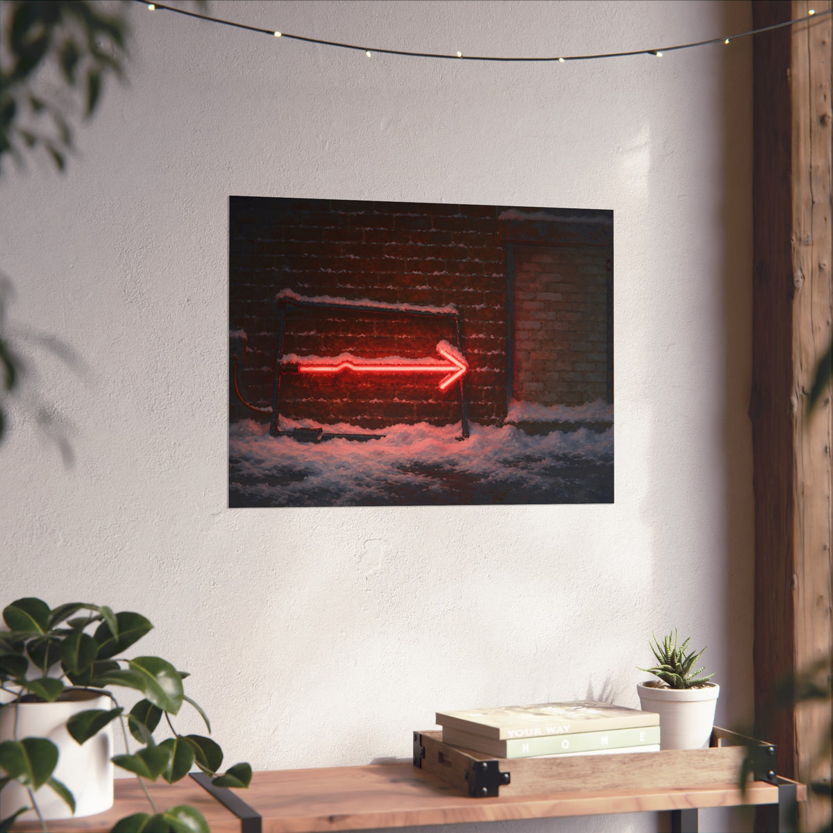 "The Snow on the Stem": A Garabaggio Fine Art Print