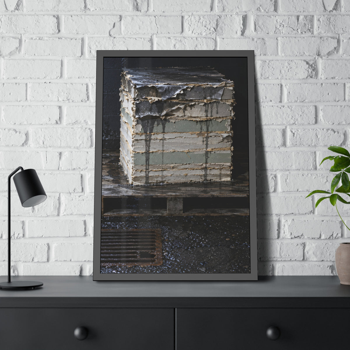 "The First Soaking": A Garabaggio Framed Print