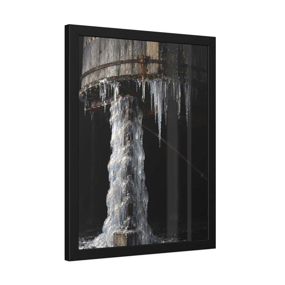 "The Near Leg Cased": A Garabaggio Framed Print