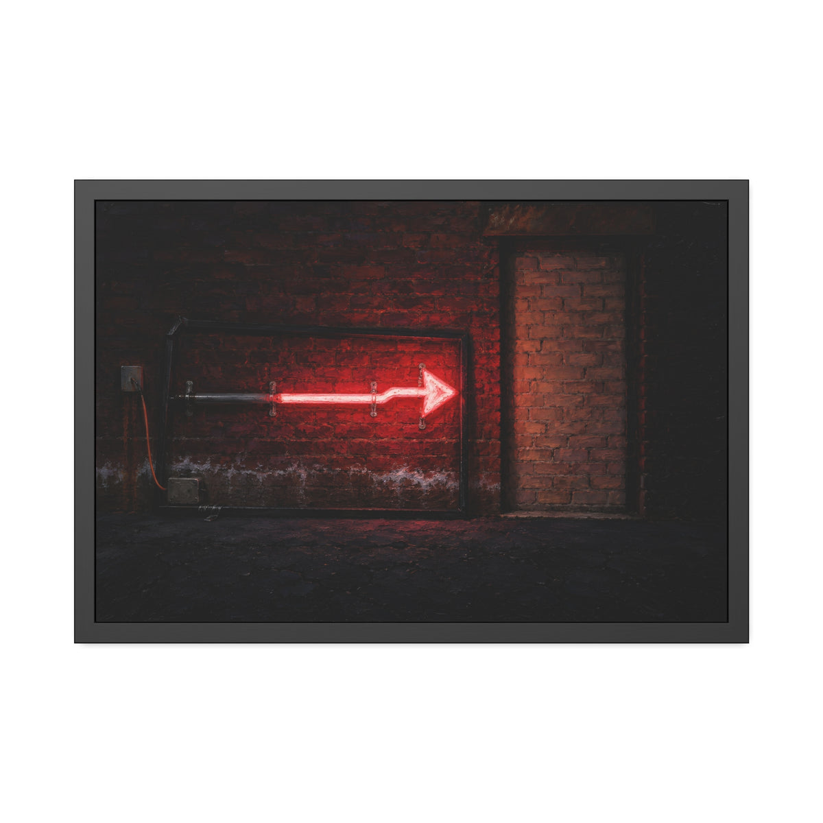 "The Arrow After Winter": A Garabaggio Framed Print