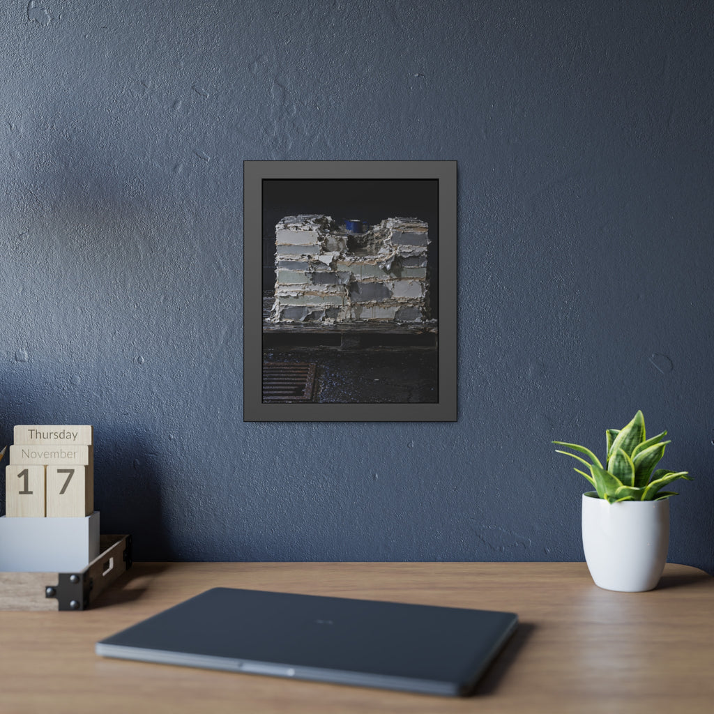 "The Blue Rim": A Garabaggio Framed Print