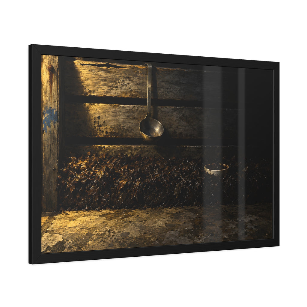 "The Rim in the Black": A Garabaggio Framed Print