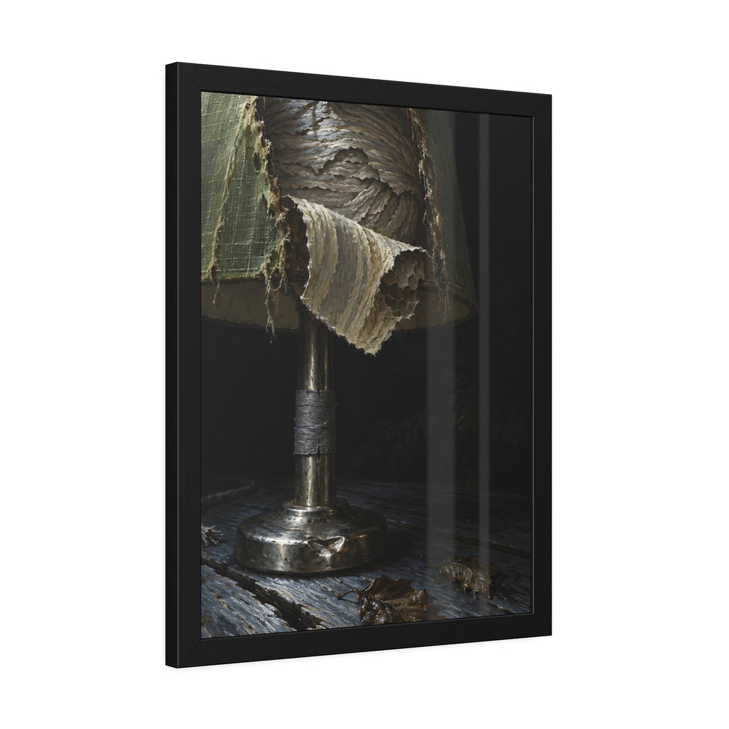 "The First Flap Down": A Garabaggio Framed Print