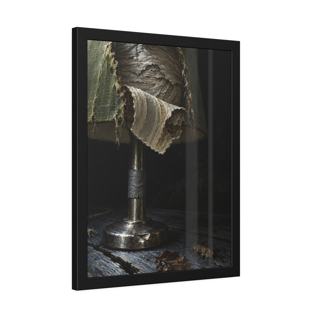 "The First Flap Down": A Garabaggio Framed Print