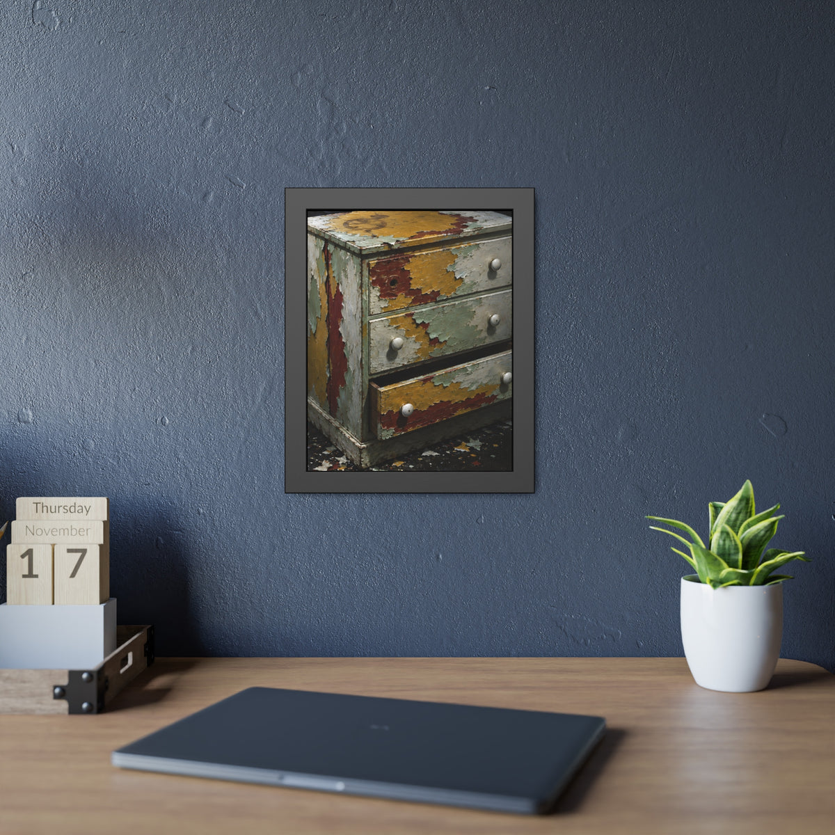 "The Mustard Comes Up": A Garabaggio Framed Print