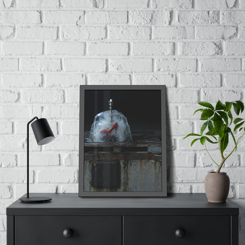 "The Candlestick Half Free": A Garabaggio Framed Print