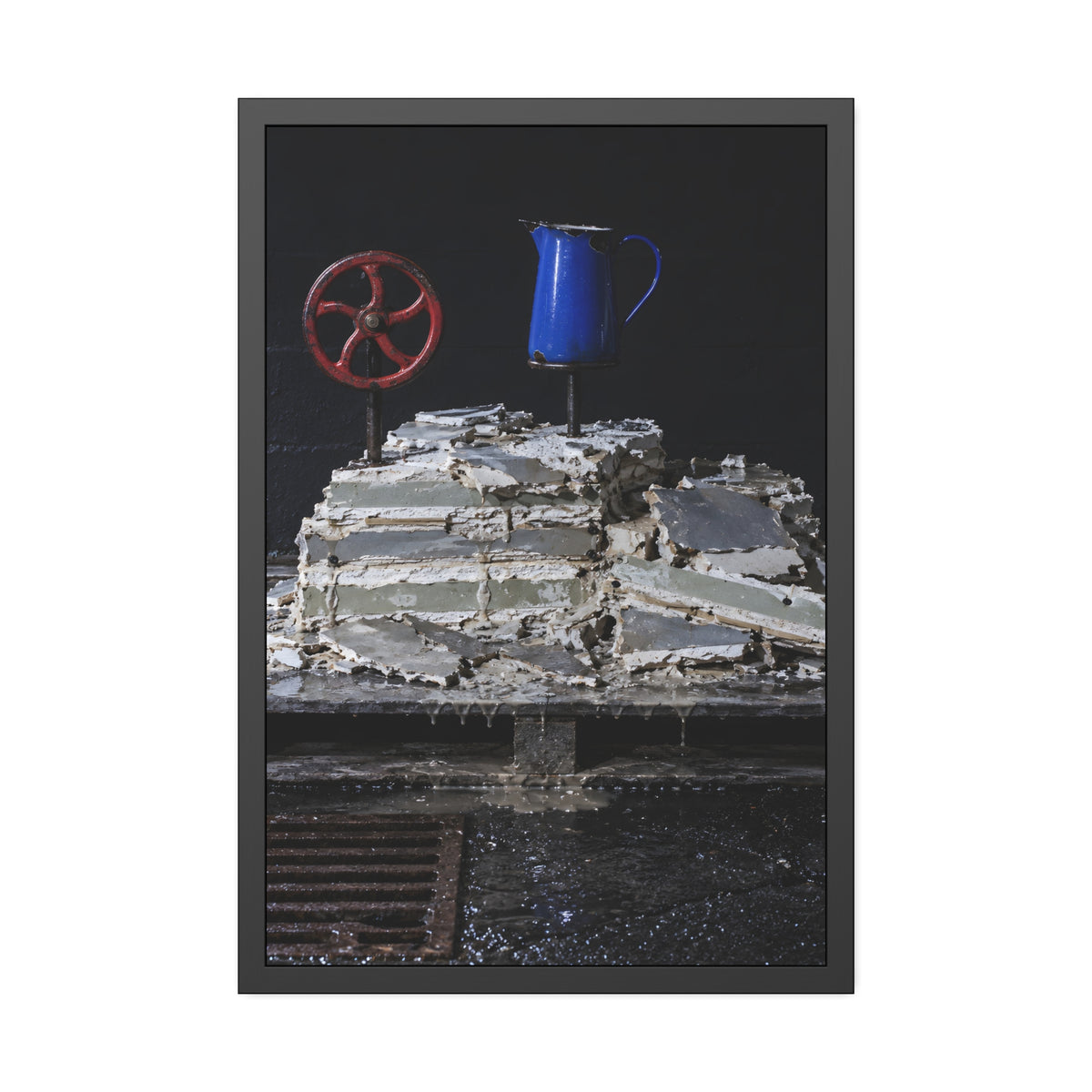 "The Wheel Stands Clear": A Garabaggio Framed Print