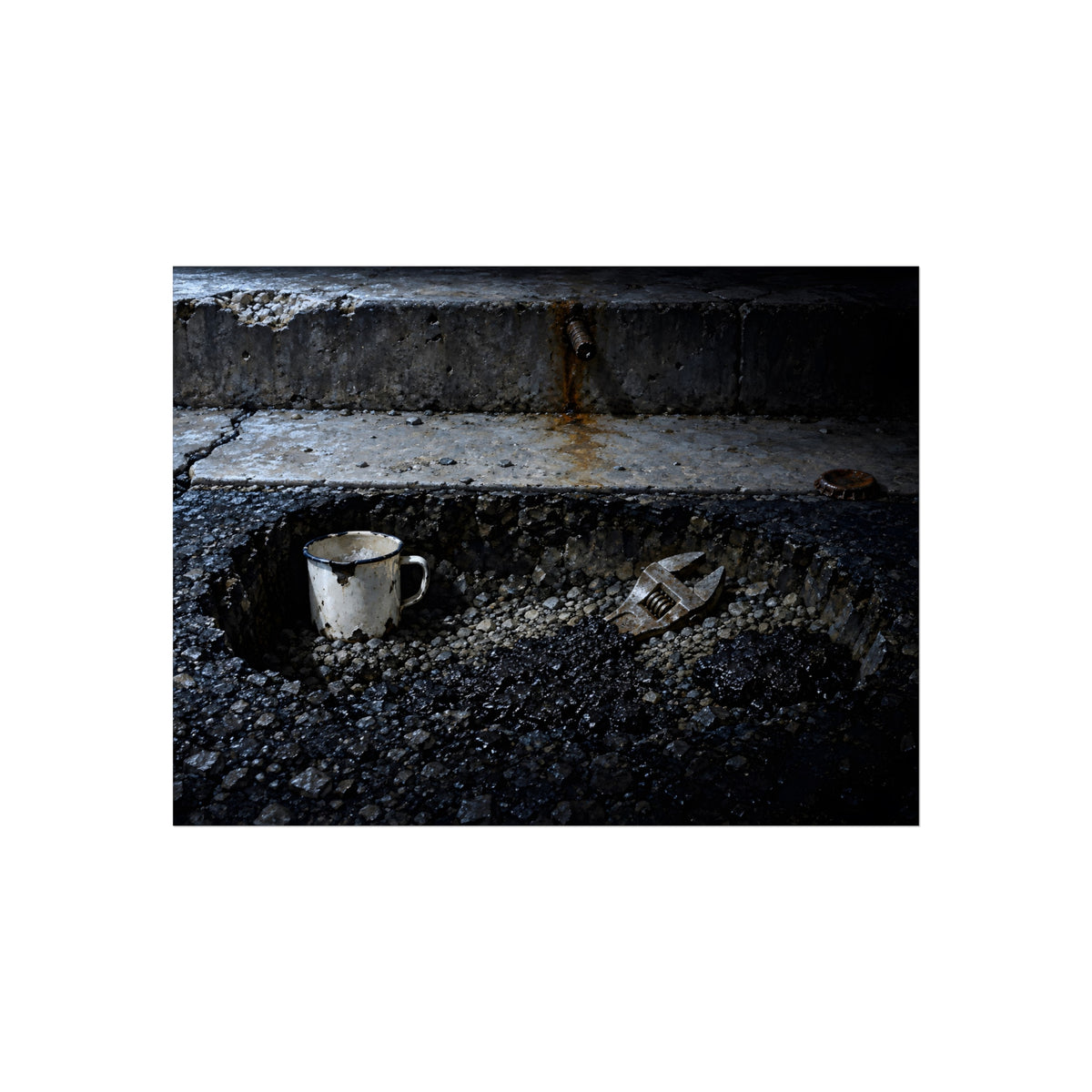 "The Wrench Coming Up": A Garabaggio Fine Art Print
