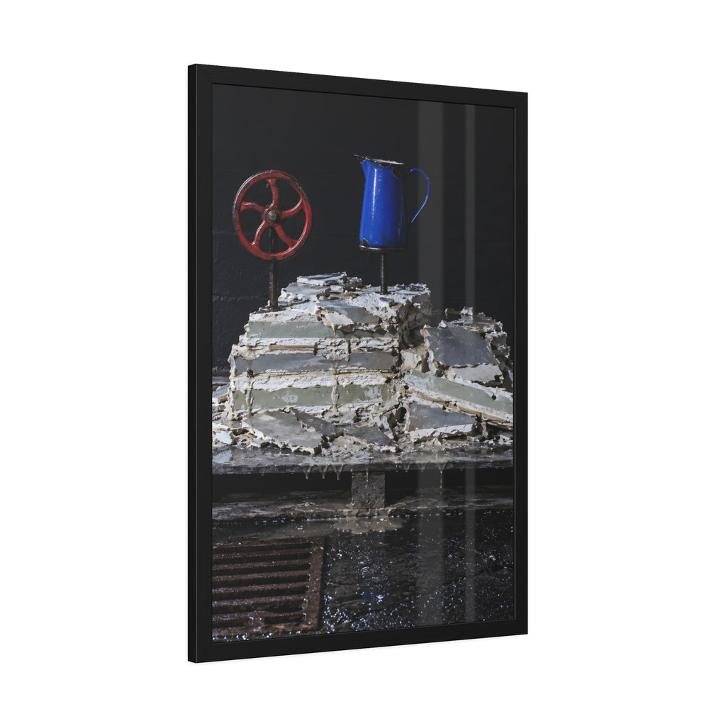 "The Wheel Stands Clear": A Garabaggio Framed Print