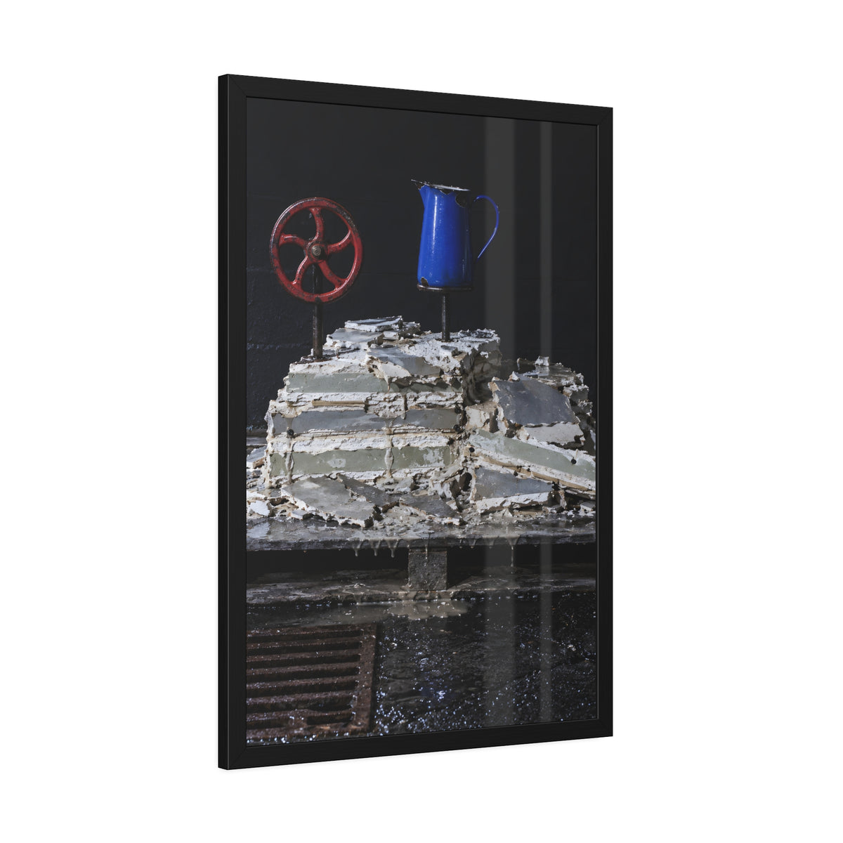 "The Wheel Stands Clear": A Garabaggio Framed Print