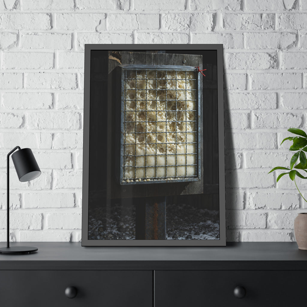 "The First Pitting": A Garabaggio Framed Print