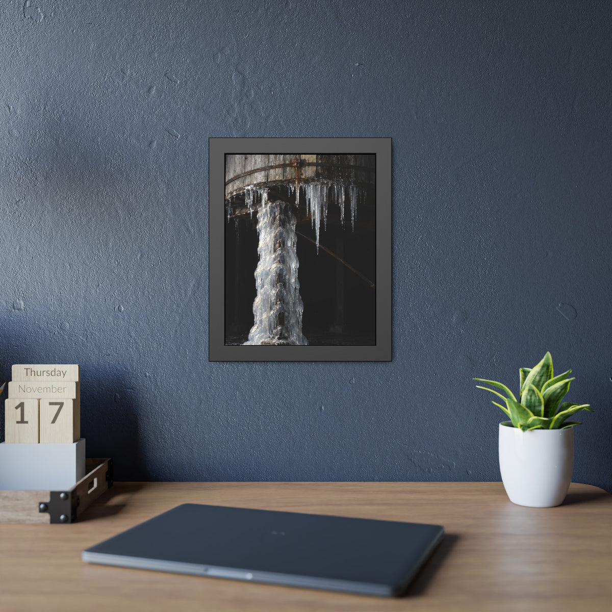 "The Near Leg Cased": A Garabaggio Framed Print