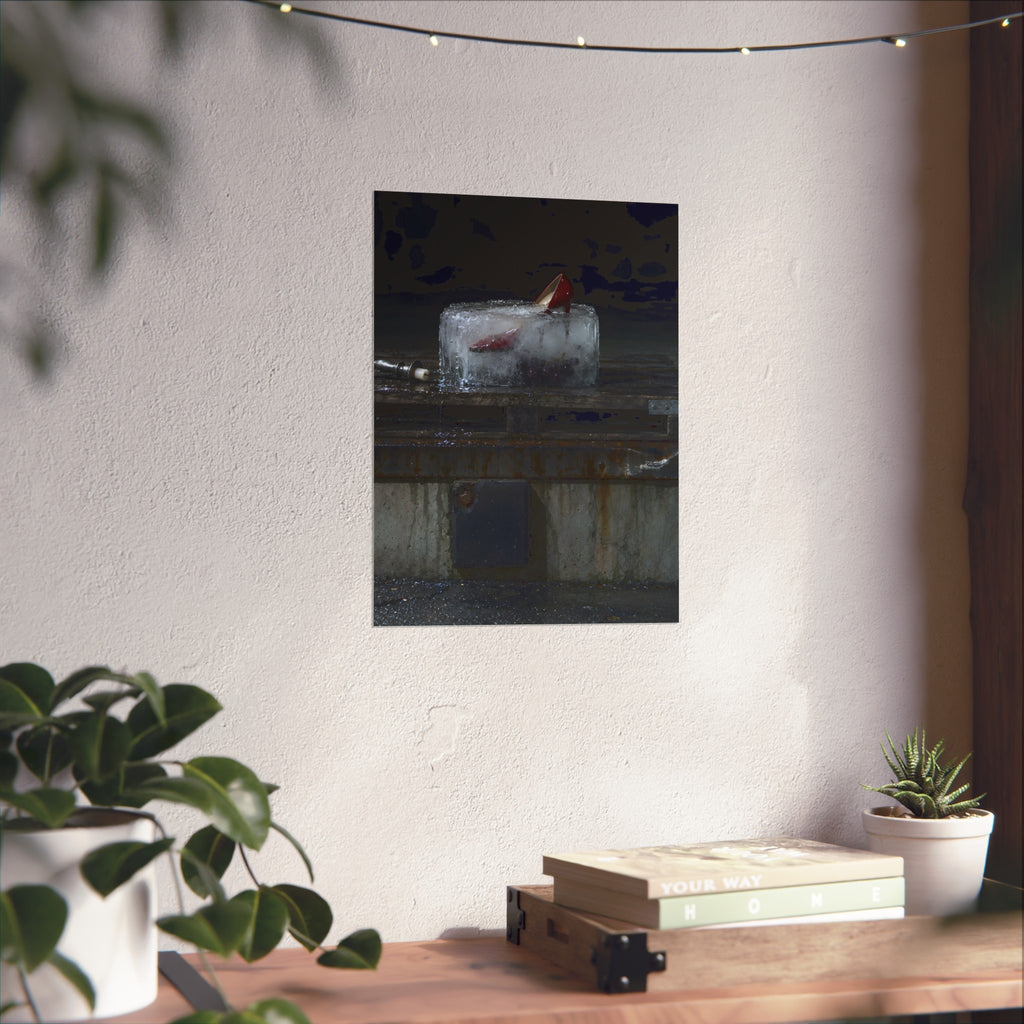 "The Red Heel Standing Out": A Garabaggio Fine Art Print