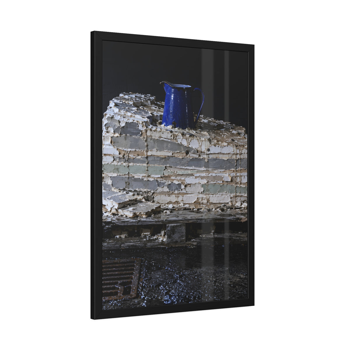 "The Jug to Its Shoulder": A Garabaggio Framed Print