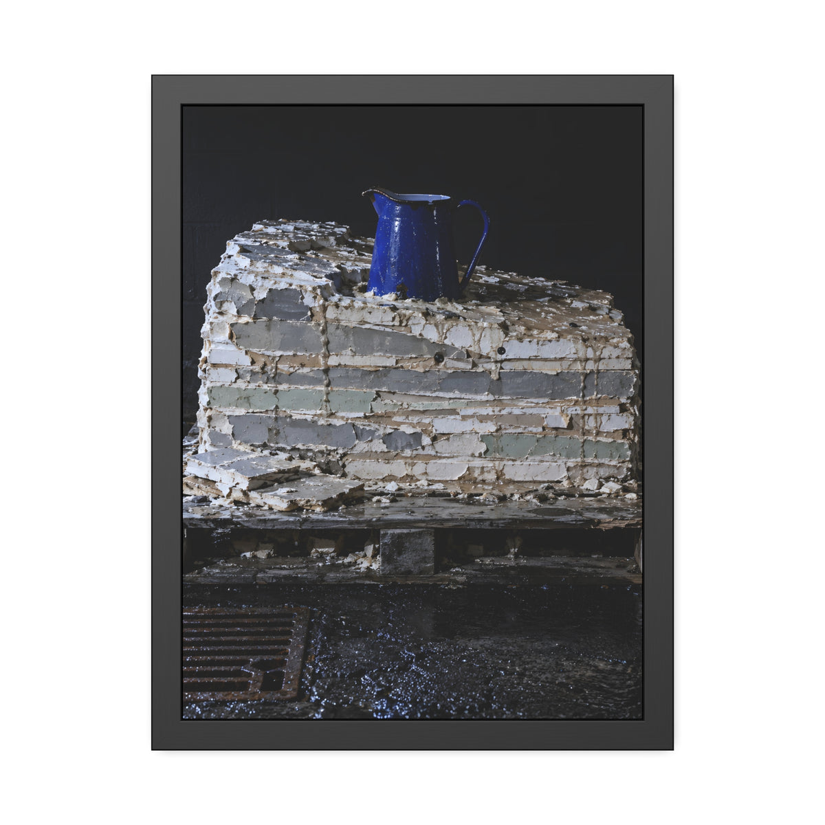 "The Jug to Its Shoulder": A Garabaggio Framed Print