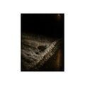 A discarded mattress half buried in snow, a distant streetlight behind. The White Burial by Garabaggio, fine art print, 12″ x 16″.