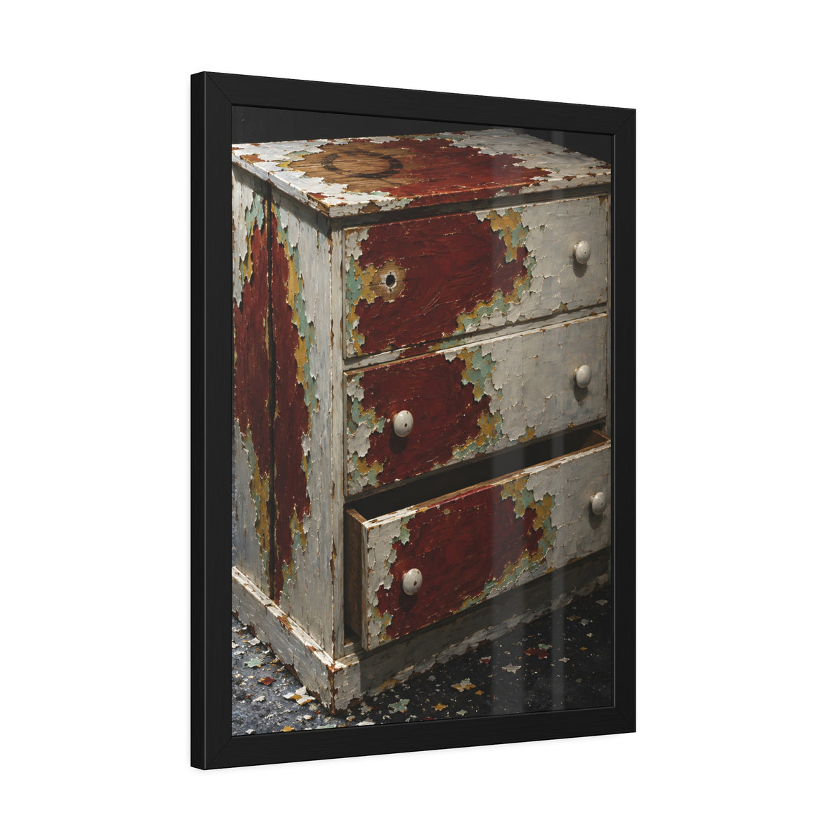 "The Brick Red Under Everything": A Garabaggio Framed Print
