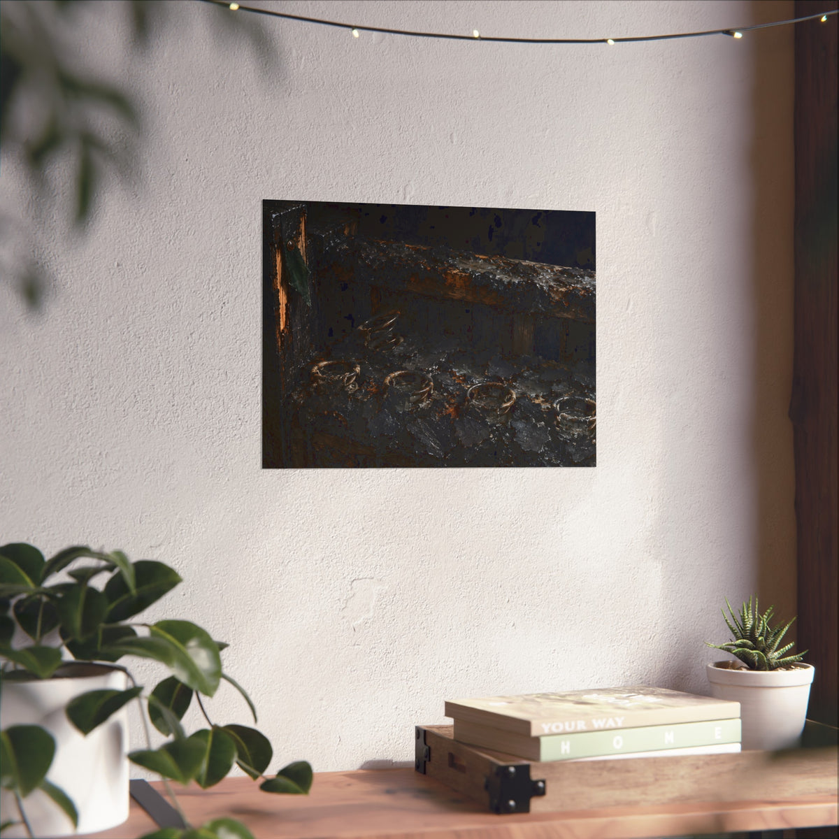 "The Crust Breaking on the Coils": A Garabaggio Fine Art Print