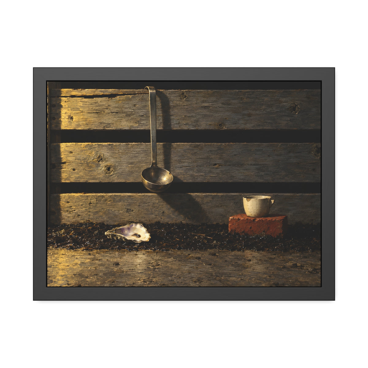 "The Oyster Clear": A Garabaggio Framed Print